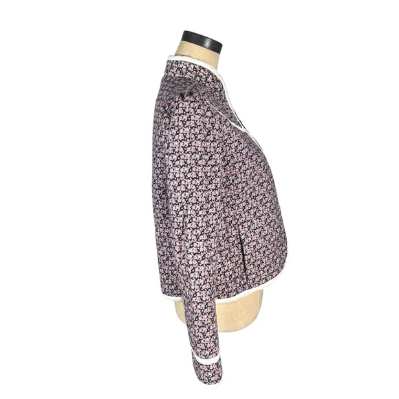 Vintage Jessica McClintock Gunne Sax quilted women's jacket SZ L - Picture 2 of 9